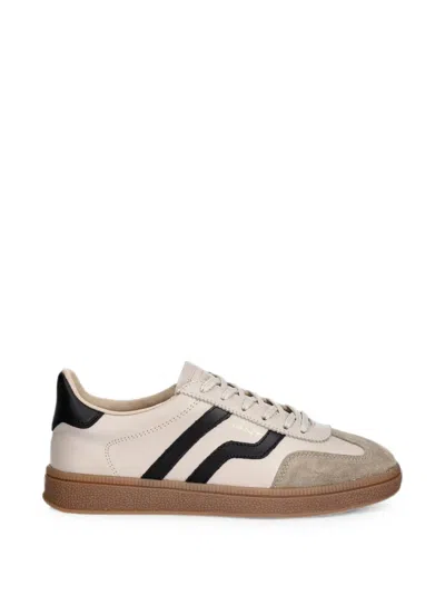 Gant Suede-panelled Lace-up Sneakers In Brown