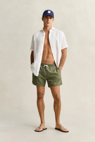 Gant Swim Shorts In Green