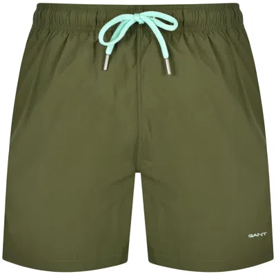 Gant Swim Shorts Green