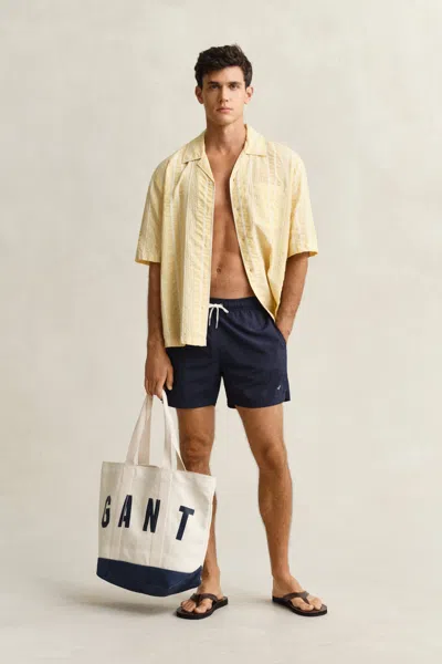 Gant Swim Shorts In Yellow