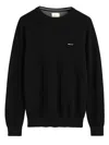 Gant Textured Sweater In Black