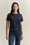 Gant Tonal Shield T-shirt In Blue