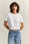 Gant Tonal Shield T-shirt In White