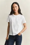 Gant Tonal Shield T-shirt In White