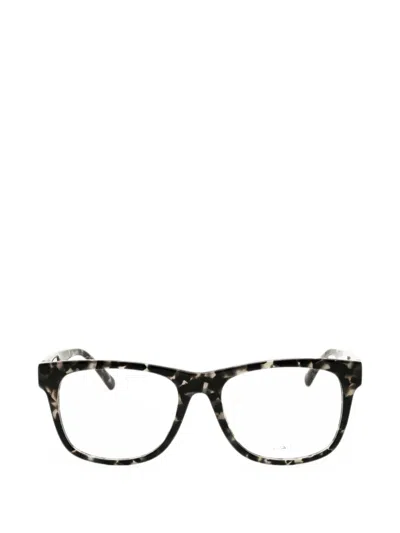 Gant Tortoiseshell-effect Rectangle-frame Glasses In Black