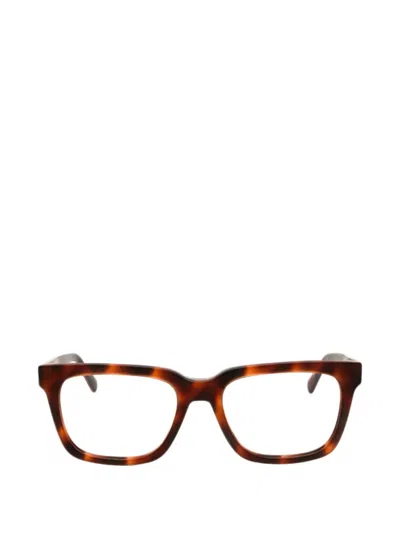 Gant Tortoiseshell-effect Rectangle-frame Glasses In Brown