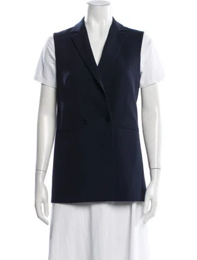 Pre-owned Gant Vest In Blue