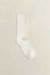 Gant Waffle Textured Socks In White