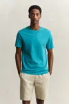 Gant Washed T-shirt In Blue