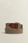 Gant Washed Webbing Belt In Multi