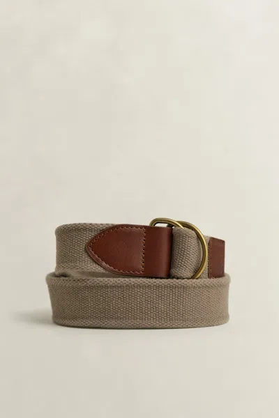 Gant Washed Webbing Belt In Multi