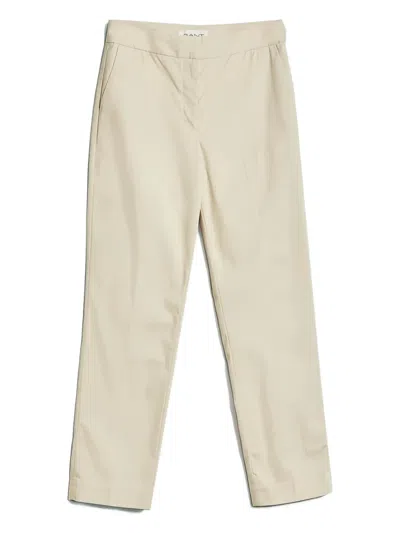 Gant Welt-pockets Trousers In Neutral