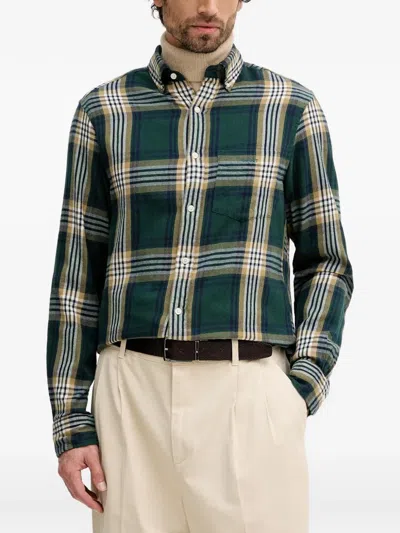 Gant Windblown Check Pocket Shirt In Multi