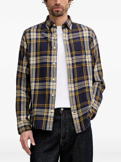 Gant Windblown Checked Pocket Shirt In Multi