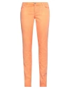 Gant Woman Jeans Orange Size 31w-34l Cotton, Elastane