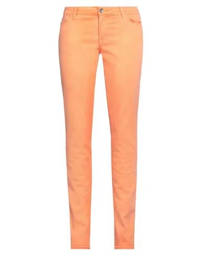 Gant Woman Jeans Orange Size 31w-34l Cotton, Elastane