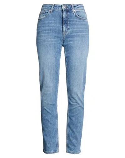 Gant Woman Jeans Blue Size 28w-32l Cotton, Polyester, Elastane