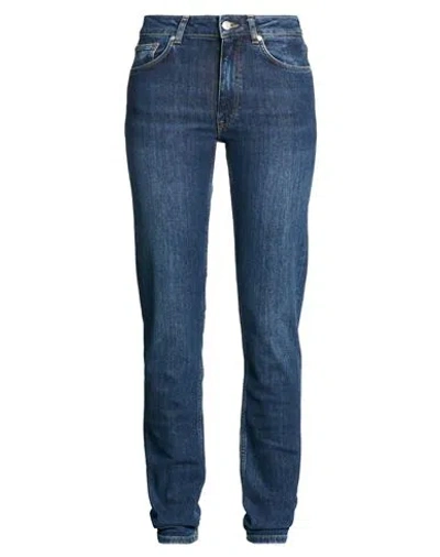 Gant Woman Jeans Blue Size 32 Cotton, Polyester, Elastane