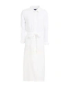Gant Woman Midi Dress White Size 8 Linen