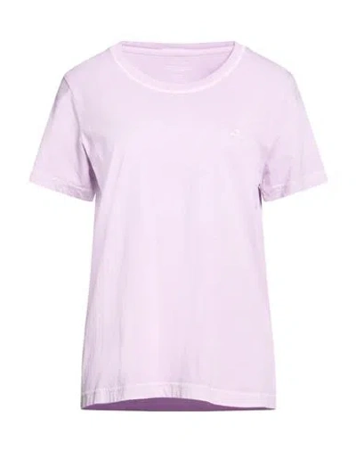 Gant Woman T-shirt Lilac Size Xl Cotton In Purple