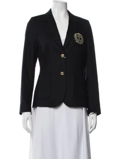 Pre-owned Gant Wool Blazer W/ Tags In Black