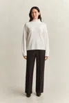 Gant Wool Blend Pants In Deep Brown