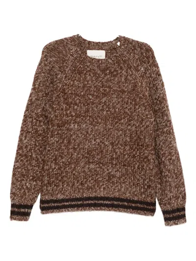 Gant Wool Jumper In Brown
