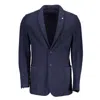 Gant Patch-pockets Blazer In Blue