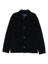Gant Wool Shirt Jacket In Black