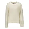 Gant White Wool Sweater In White