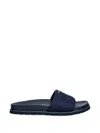 Gant Woven-effect Slides In Blue