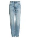 Gant X Wrangler Man Denim Pants Blue Size 34w-32l Cotton In Blue