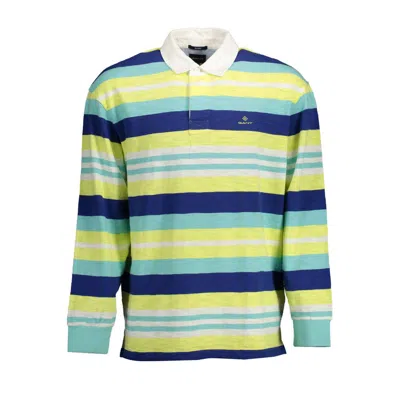 Gant Yellow Cotton Men Polo Men's Shirt In Multi