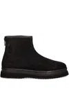 Gant Zip Suede Boots In Black