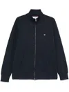 Gant Zip-up Sweatshirt In Blue