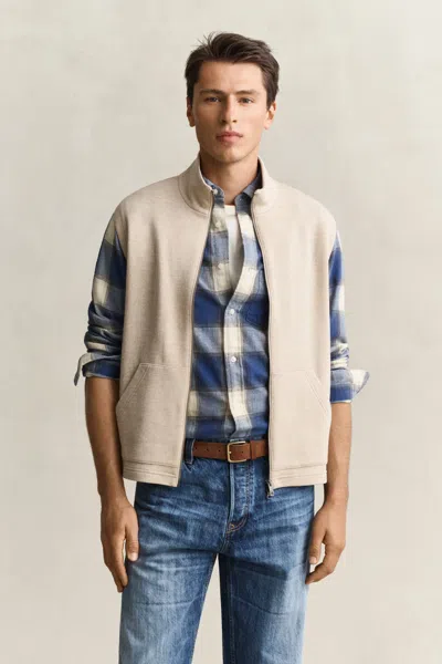 Gant Zipped Vest In Multi