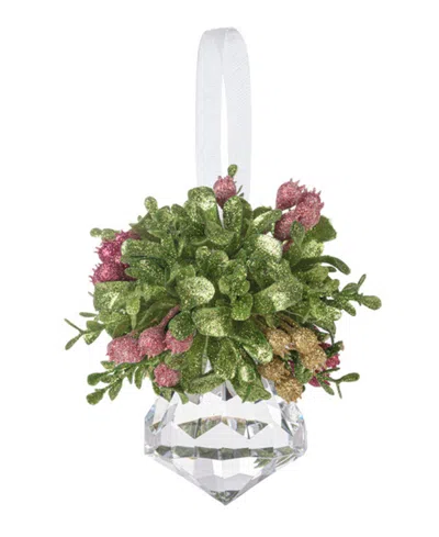Ganz Kissing Krystals Mini Mistletoe Jewel Ornament In Multi