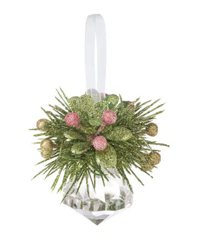 Ganz Kissing Krystals Teeny Mistletoe Jewel Ornament In Multi