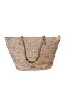 Ganz Women's Resort To Carrying All Tote Bag In Teak In Silver