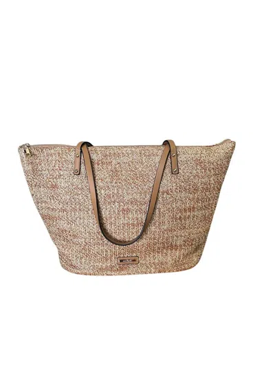 Ganz Women's Resort To Carrying All Tote Bag In Teak In Silver