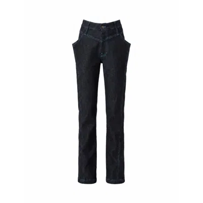 Gao Republic Blue Indigo Denim Designer Jeans