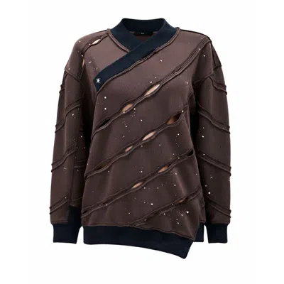 Gao Republic Women's Mummy Sweatshirt - Grey In Gray