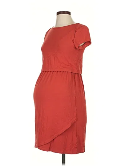 Pre-owned Gap - Maternity Casual Dress In Red