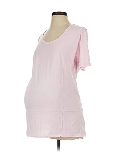 Pre-owned Gap - Maternity Short Sleeve T-shirt In Pink