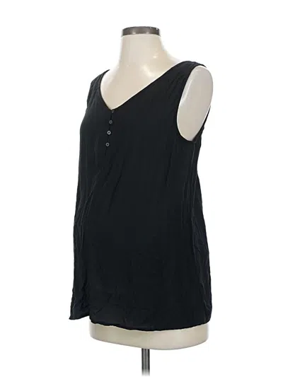 Pre-owned Gap - Maternity Sleeveless Blouse In Black