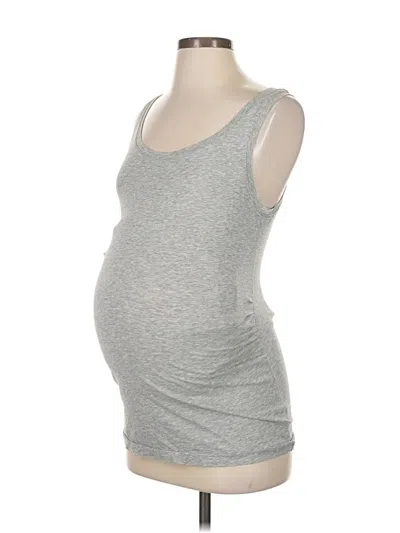 Pre-owned Gap - Maternity Tank Top Gray Strapless Neckline Tops