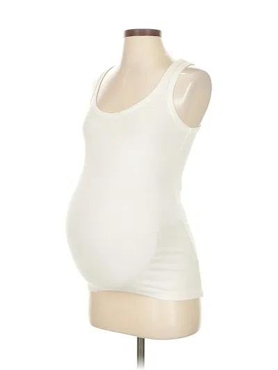Pre-owned Gap - Maternity Tank Top White Strapless Neckline Tops