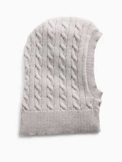 Gap 100% Cotton Drawcord Hood In Grey