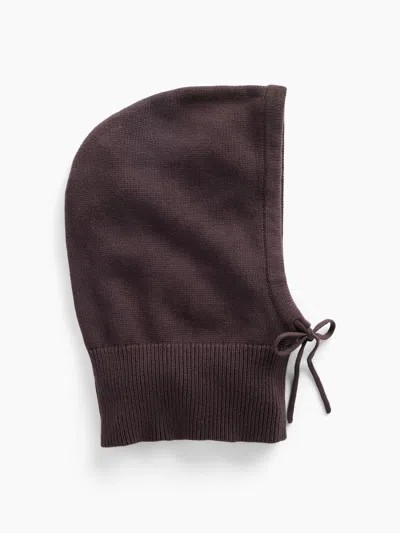 Gap 100% Cotton Drawcord Hood In Terra Brown