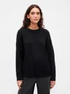 Gap 100% Cotton Oversized Sweater In Black